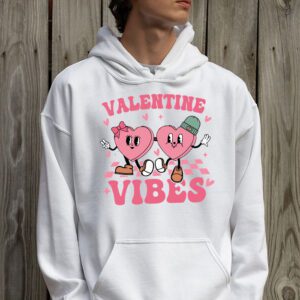 Groovy Valentine Vibes Valentines Day Shirts For Girl Womens Hoodie 2 3