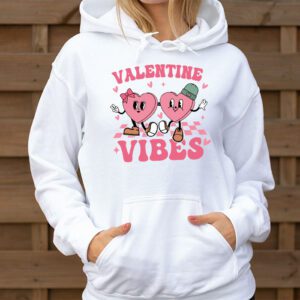 Groovy Valentine Vibes Valentines Day Shirts For Girl Womens Hoodie 3 3