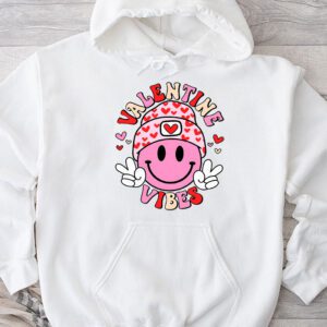 Groovy Valentine Vibes Valentines Day Shirts For Girl Womens Hoodie