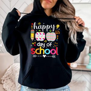 Happy 100 Days Of School Funny Teacher Women Kids Gifts Hoodie 1