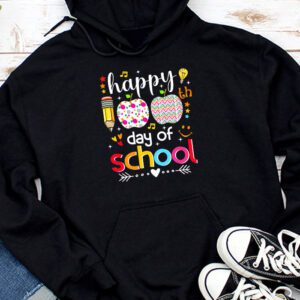 Happy 100 Days Of School Funny Teacher Women Kids Gifts Hoodie