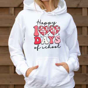 Happy 100 Days Of School Retro Disco 100th Day of School Hoodie 1