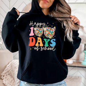 Happy 100 Days Of School Retro Disco 100th Day of School Hoodie 1 5