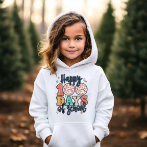 Happy 100 Days Of School Retro Disco 100th Day of School Hoodie 2 2