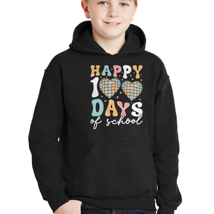 Happy-100-Days-Of-School-Retro-Disco-100th-Day-of-School-Hoodie-2 Happy 100 Days Of School Retro Disco 100th Day of School Hoodie 2 4