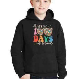 Happy 100 Days Of School Retro Disco 100th Day of School Hoodie 2 5