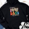 Happy 100 Days Of School Retro Disco 100th Day of School Hoodie