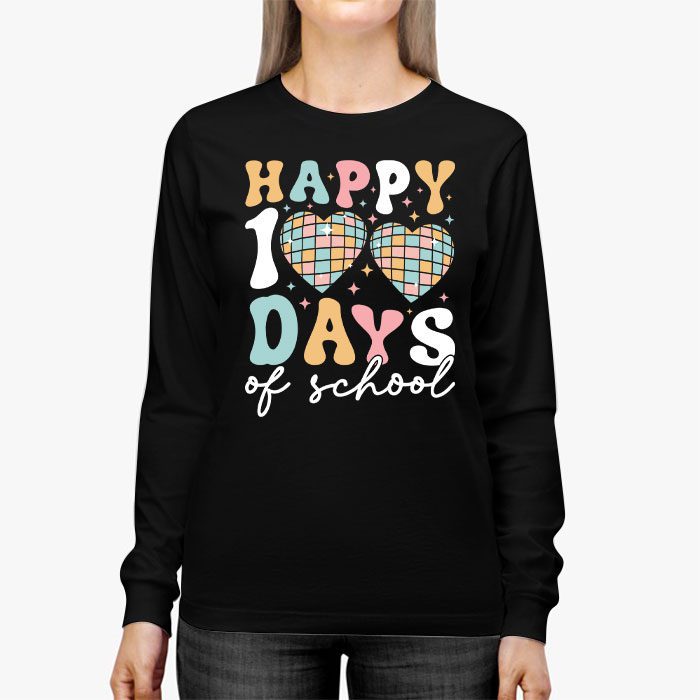 Happy-100-Days-Of-School-Retro-Disco-100th-Day-of-School-Longsleeve-Tee-2 Happy 100 Days Of School Retro Disco 100th Day of School Longsleeve Tee 2 4