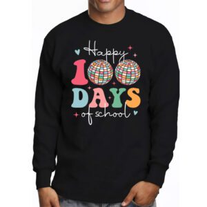 Happy 100 Days Of School Retro Disco 100th Day of School Longsleeve Tee 3 Happy 100 Days Of School Retro Disco 100th Day of School Longsleeve Tee 3 1