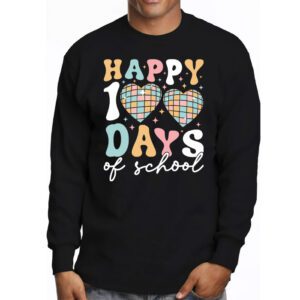 Happy 100 Days Of School Retro Disco 100th Day of School Longsleeve Tee 3 Happy 100 Days Of School Retro Disco 100th Day of School Longsleeve Tee 3 4