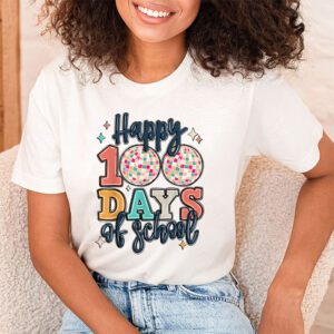 Happy 100 Days Of School Retro Disco 100th Day of School T Shirt 1 2