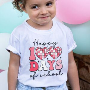 Happy 100 Days Of School Retro Disco 100th Day of School T Shirt 2