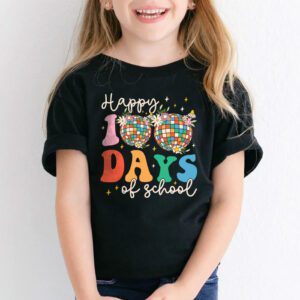 Happy 100 Days Of School Retro Disco 100th Day of School T Shirt 2 5