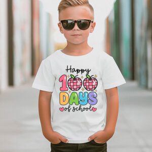 Happy 100 Days Of School Retro Disco 100th Day of School T Shirt 3 3