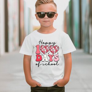 Happy 100 Days Of School Retro Disco 100th Day of School T Shirt 3