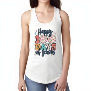 Happy 100 Days Of School Retro Disco 100th Day of School Tank Top 1 2