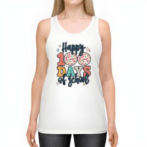 Happy 100 Days Of School Retro Disco 100th Day of School Tank Top 2 2