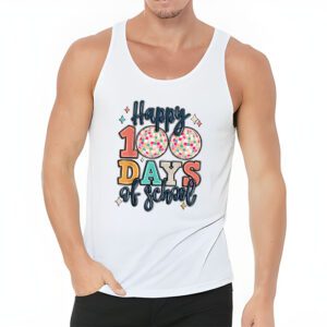 Happy 100 Days Of School Retro Disco 100th Day of School Tank Top 3 2