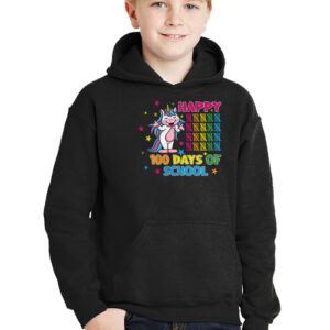 Happy 100 Days Of School Shirt Girls 100 Days of School Hoodie 2 1