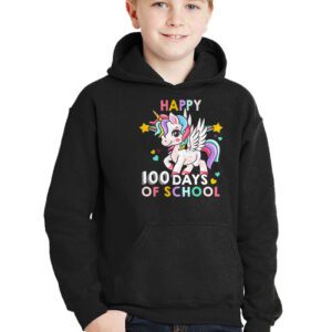 Happy 100 Days Of School Shirt Girls 100 Days of School Hoodie 2 5