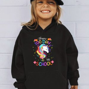 Happy 100 Days Of School Shirt Girls 100 Days of School Hoodie 3 4