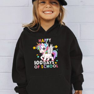 Happy 100 Days Of School Shirt Girls 100 Days of School Hoodie 3 5