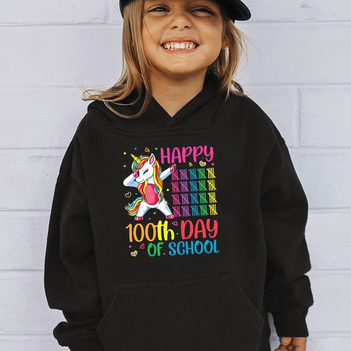 Happy-100th-Day-Of-School-Funny-Unicorn-Student-Kids-Girls-Hoodie-2 Happy 100th Day Of School Funny Unicorn Student Kids Girls Hoodie 2 1