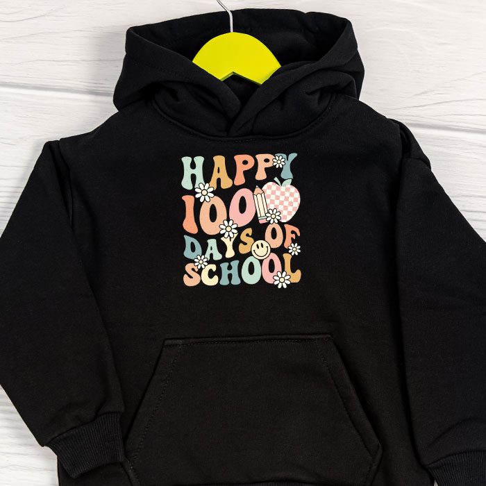Happy-100th-Day-Of-School-Teacher-Kids-Retro-Groovy-100-Days-Hoodie-1 Happy 100th Day Of School Teacher Kids Retro Groovy 100 Days Hoodie 1 4