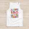 Happy 100th Day Of School Teacher Kids Retro Groovy 100 Days Tank Top