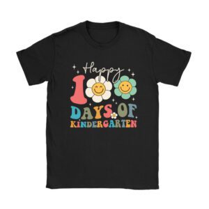 Happy 100th Day of Kindergarten Groovy 100th Day of School T-Shirt
