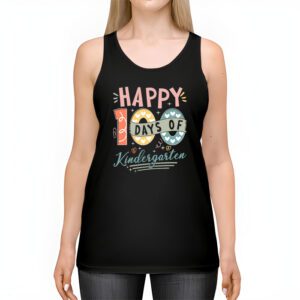 Happy 100th Day of Kindergarten Groovy 100th Day of School Tank Top 2 2