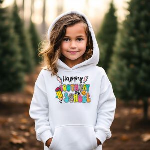 Happy 100th Day of School Shirt for Teacher or Child Hoodie 2 2