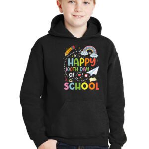 Happy 100th Day of School Shirt for Teacher or Child Hoodie 2