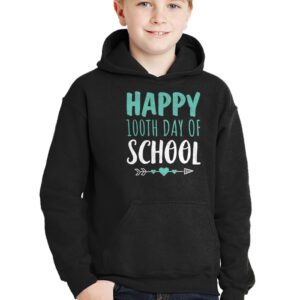 Happy 100th Day of School Shirt for Teacher or Child Hoodie 2 4