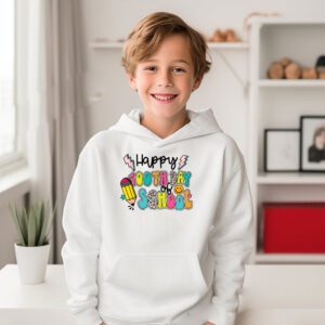 Happy 100th Day of School Shirt for Teacher or Child Hoodie 3 2