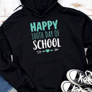 Happy 100th Day of School Shirt for Teacher or Child Hoodie