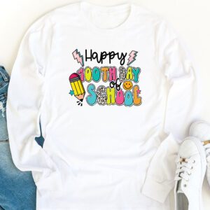 Happy 100th Day of School Shirt for Teacher or Child Longsleeve Tee 1 2