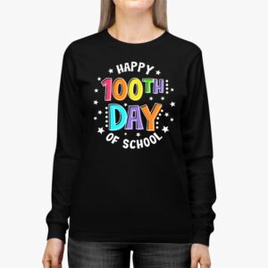 Happy 100th Day of School Shirt for Teacher or Child Longsleeve Tee 2 Happy 100th Day of School Shirt for Teacher or Child Longsleeve Tee 2 1