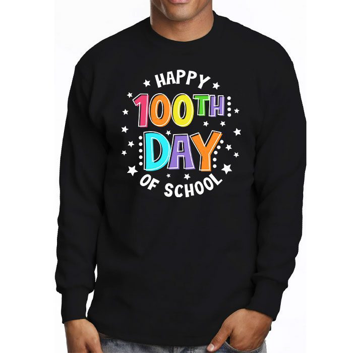 Happy-100th-Day-of-School-Shirt-for-Teacher-or-Child-Longsleeve-Tee-3 Happy 100th Day of School Shirt for Teacher or Child Longsleeve Tee 3 1