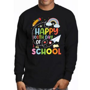 Happy 100th Day of School Shirt for Teacher or Child Longsleeve Tee 3