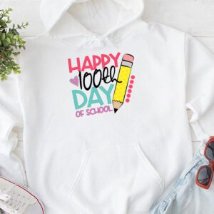 Happy 100th Day of School Teacher Kids 100 Days Kindergarten Hoodie