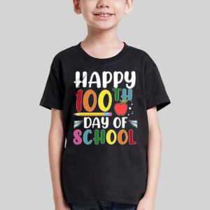 Happy 100th Day of School Teacher Kids 100 Days Kindergarten T Shirt 2 1