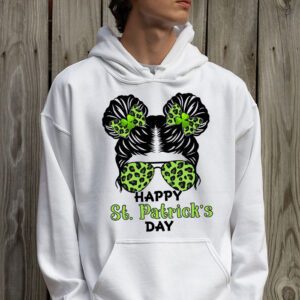 Happy St Patricks Day Bun Saint Paddys Girls Kids Youth Teen Hoodie 2 2