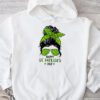 Happy St Patricks Day Bun Saint Paddys Girls Kids Youth Teen Hoodie
