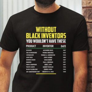 History Of Forgotten Black Inventors Black History Month T Shirt 2 5