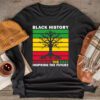 Honoring Past Inspiring Future Men Women Black History Month Longsleeve Tee