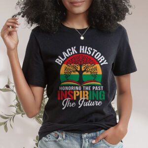 Honoring Past Inspiring Future Men Women Black History Month T Shirt 1 3