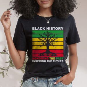 Honoring Past Inspiring Future Men Women Black History Month T Shirt 1