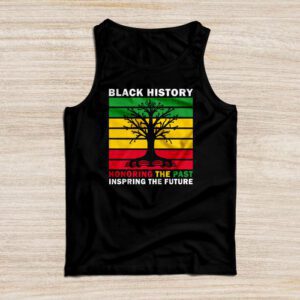 Honoring Past Inspiring Future Men Women Black History Month Tank Top