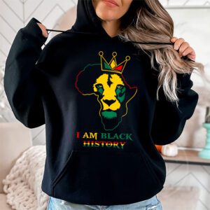 I Am Black History African American Pride Lion Black King Hoodie 1 1